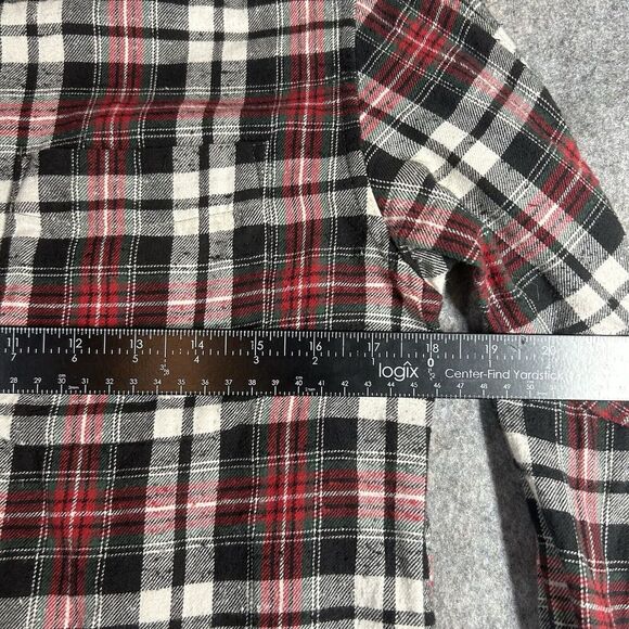 Scotch Soda Flannel Shirt Mens Small Red Plaid Button Down Woven In Japan - Picture 7 of 8